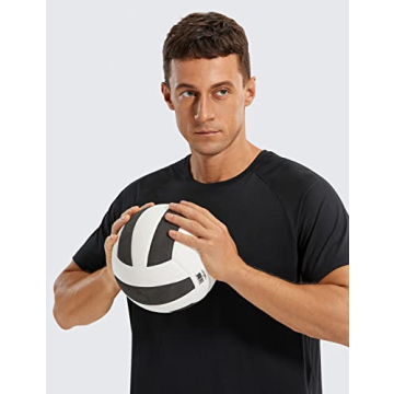 CRZ YOGA Men's Workout T-Shirt Quick Dry Stretch Tee