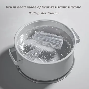 Versatile Silicone Bottle Brush Set for All Your Cleaning Needs