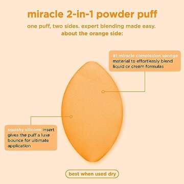 Real Techniques 2-In-1 Powder Puff Pack for Flawless Application