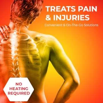 MED PRIDE Instant Hot Packs – Large 5” x 9” Disposable Heat Therapy Pads (24-Pack) – Fast-Acting Pain Relief for Muscles, Cramps, and Injuries – Includes 3 Soft Fabric Wraps