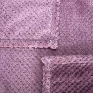 Fuzzy Blanket or Fluffy Blanket for Baby, Soft Warm Cozy Coral Fleece Toddler, Infant or Newborn Receiving Blanket for Crib, Stroller, Travel, Decorative (28Wx40L, XS-Burgundy)