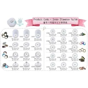 FUNSHOWCASE 24-Count Silicone Resin Ring Molds for Crafting