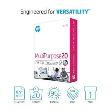 Buy HP MultiPurpose 20 lb Printer Paper | 500 Sheets
