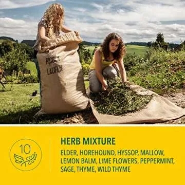 Ricola Cherry Honey Throat Drops, 24 Drops, Naturally Soothing Relief that Lasts for Scratchy, Hoarse, and Sore Throats