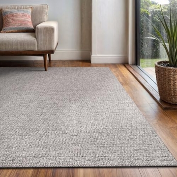 Lena Rug 8x10 Easy Jute Rug for Indoor Outdoor Spaces