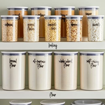 Talented Kitchen 157 Pantry Labels for Food Containers