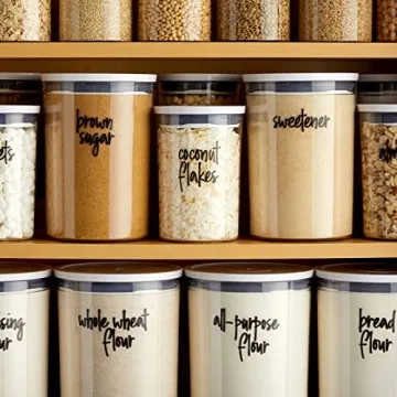 Talented Kitchen 157 Pantry Labels for Food Containers