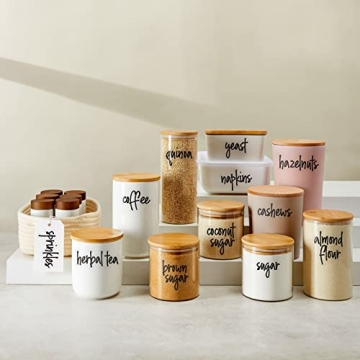 Talented Kitchen 157 Pantry Labels for Food Containers