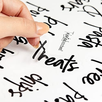 Talented Kitchen 157 Pantry Labels for Food Containers