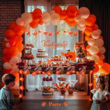 JMEXSUSS 2 Pack Thanksgiving Lights Indoor with Leaf, Total 22 FT 40 LED Fall Thanksgiving Lights Battery Operated, Thanksgiving Decorations for Window Garland Bedroom Fireplace Mantle Door Kitchen