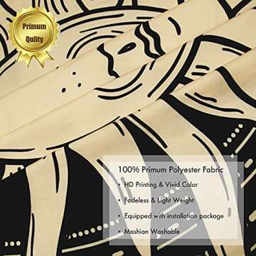 IMANDALE Aesthetic Sun and Moon Tapestry - Unique Wall Decor