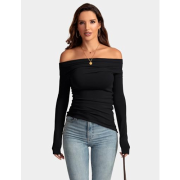 Trendy Meetrendi Women's Sexy Off Shoulder Tops Online