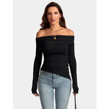 Trendy Meetrendi Women's Sexy Off Shoulder Tops Online