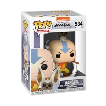 Funko Pop! Animation: Avatar - Aang with Momo Collectible Figure