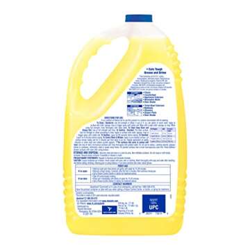 Lysol Multi-Surface Cleaner, Sanitizing Disinfectant, 144 Fl Oz, Lemon Scent