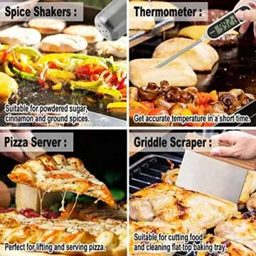 DY DECENT FAMILY 26Pcs Griddle Accessories Kit for Grilling