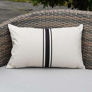 ONWAY Outdoor Waterproof Pillow Covers Set of 2