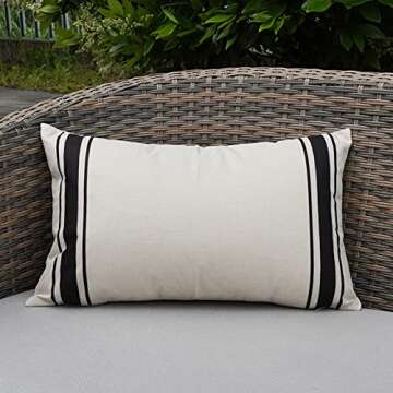 ONWAY Outdoor Waterproof Pillow Covers Set of 2