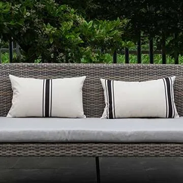 ONWAY Outdoor Waterproof Pillow Covers Set of 2