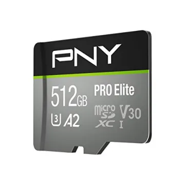 PNY 512GB PRO Elite U3 V30 microSD Card - Fast & Reliable