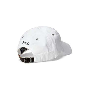 POLO RALPH LAUREN Men's Classic Sport Cap White Cotton