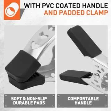 HORUSDY 4" Spring Clamp Set - Heavy Duty, Durable & Versatile