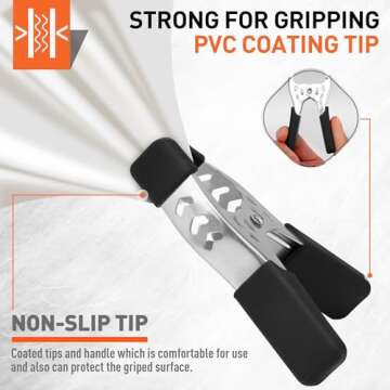 HORUSDY 4" Spring Clamp Set - Heavy Duty, Durable & Versatile