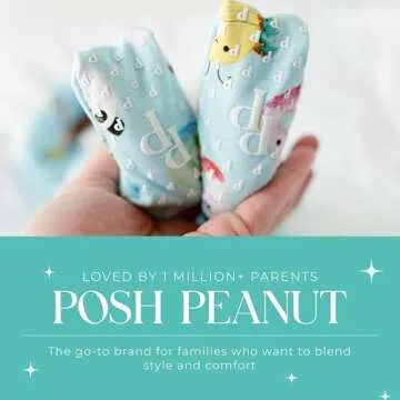 Posh Peanut Convertible Baby Sleepers for Easy Diaper Changes