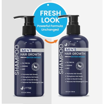 Uttse Biotin Shampoo for Men - Enhance Hair Growth