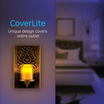 Elegant GE Decorative Night Light in Bronze Finish