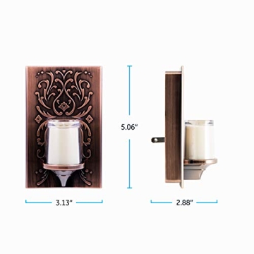 Elegant GE Decorative Night Light in Bronze Finish