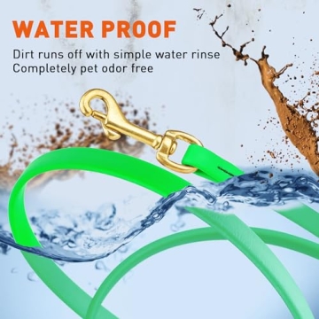 Viper Biothane Waterproof Dog Leash for Training and Tracking