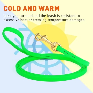 Viper Biothane Waterproof Dog Leash for Training and Tracking