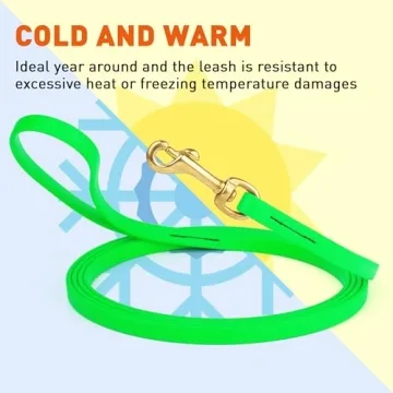 Viper Biothane Waterproof Dog Leash for Training and Tracking