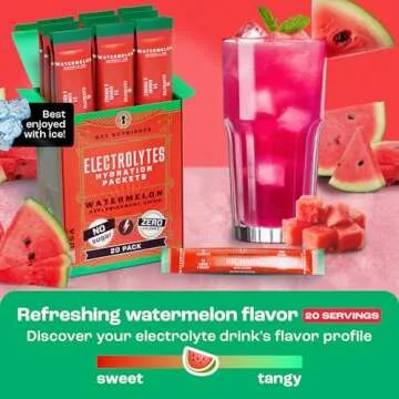 KEY NUTRIENTS Electrolytes Powder Packets - Watermelon Flavor