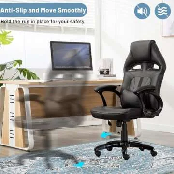 Durable Office Chair Mat with Anti-Slip Design and Style