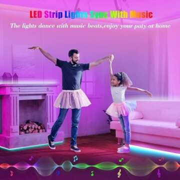 smareal Led Lights for Bedroom 100ft (2 Rolls of 50ft),Led Lights Color Changing Led Strip Lights with App Control, Led Light Strips for Room, Kitchen, Home Decoration