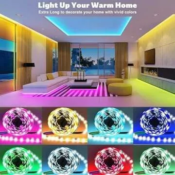 smareal 100ft LED Strip Lights with App Control