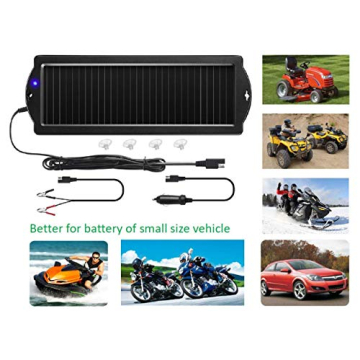 Sunway Solar Car Battery Charger for Vehicle Maintenance