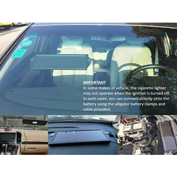 Sunway Solar Car Battery Charger for Vehicle Maintenance
