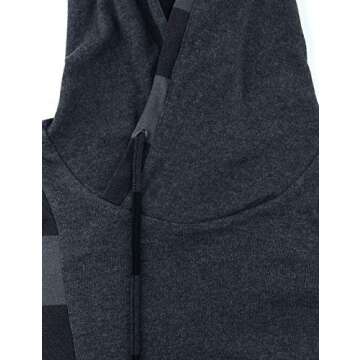 Lotusmile Pullover Hoodies with Pockets, Tunic Sweatshirts for Leggings for Women Funnel Neck Color Block Shirts Fall Blouses Winter Plaid Tunics Sweater Lightweight Hooded Tops Casual Pocket Hoodie