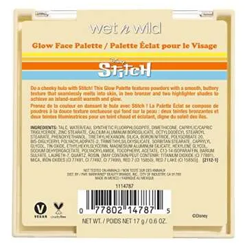 Disney Lilo And Stitch Highlighter Palette for Radiant Glow