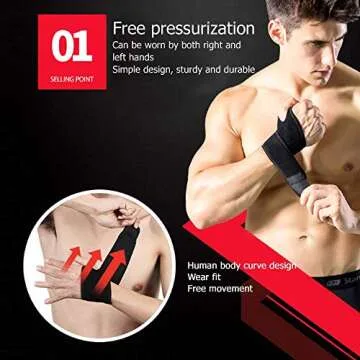 Ovyuzhen Adjustable Wrist Support - Perfect for Sports & Work