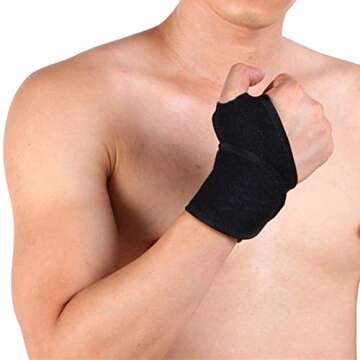 Ovyuzhen Adjustable Wrist Support - Perfect for Sports & Work