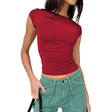 Stylish EFAN Backless Tops for Women - Y2K Fashion Must-Have