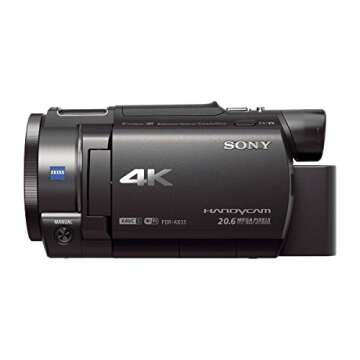 Sony 4K HD Video Recording FDRAX33 Handycam Camcorder (Renewed)