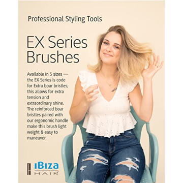Ibiza Hair Round Brush for Effortless Styling and Shine