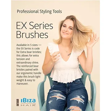 Ibiza Hair Round Brush for Effortless Styling and Shine