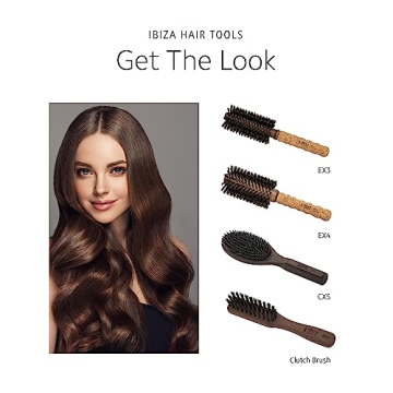 Ibiza Hair Round Brush for Effortless Styling and Shine