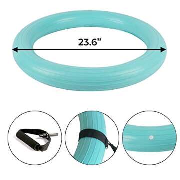 BIGTREE Yoga Ball 2022 Upgrade Exercise Fitness Core Stability Balance Strength 600 lbs Capacity Ant...